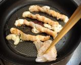 棒状チーズの豚肉くるくる巻き作り方5写真
