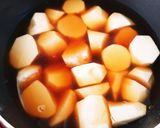 里芋と鶏肉の煮物作り方2写真