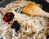 ご飯がすすむ！もやしとミンチ卵の炒めもの作り方5写真