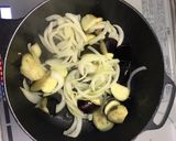 煮イカを使って！イカとナスのトマトバジル作り方4写真