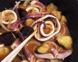 煮イカを使って！イカとナスのトマトバジル作り方7写真