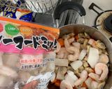 簡単シーフードシチュー作り方1写真