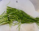 姫ねぎサラダ・ごまマヨドレッシング__Himenegi(extrafine leek) Salad with Sesame Oil Mayonnaise Dressing作り方1写真