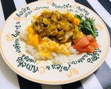 残ったカレーで オムカレー丼　オムライス作り方2写真