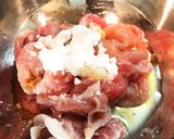 【濃い味】豚こまのチリ味噌炒め作り方1写真