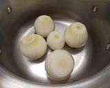 新玉丸ごとコンソメスープ♪めっけ作り方1写真