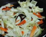 豚こまとキャベツのごま味噌炒め♪作り方3写真