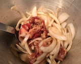 甘くておいしい！牛肉とかぼちゃの炒め物作り方3写真
