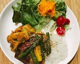 簡単!鶏肉とさつま芋のワンプレート飯作り方7写真