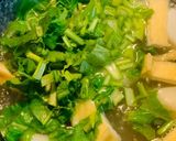 かぶと油揚げの味噌汁作り方4写真