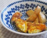 タラのカレー粉ニンニクからめ焼き♪作り方7写真