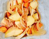 レンジで肉じゃが…ツナじゃが!作り方3写真