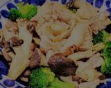 霜降りひらたけと鶏肉のサッと煮作り方13写真