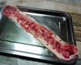 ◆お弁当に♪ぐるぐる豚肉の梅肉ロールカツ作り方1写真