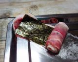 ◆お弁当に♪ぐるぐる豚肉の梅肉ロールカツ作り方2写真