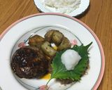 動画を参考にハンバーグ作り方8写真