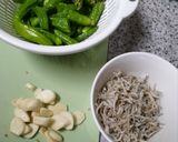 ししとうのじゃこ炒め作り方1写真
