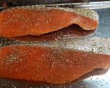 マヨで簡単②鮭のハーブパン粉焼き作り方2写真