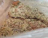 マヨで簡単②鮭のハーブパン粉焼き作り方4写真