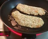 マヨで簡単②鮭のハーブパン粉焼き作り方5写真