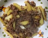 ひき肉とじゃがいもの甘みそ炒め作り方5写真