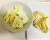 １分おつまみ「居酒屋の塩だれキャベツ」作り方1写真