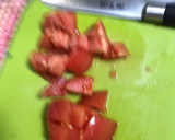 トマトともやしの卵炒め作り方1写真