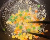 ミックスベジタブルのマヨソテー卵焼き作り方3写真
