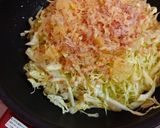 お好み焼き屋の広島焼き(鶏肉ver.)作り方8写真