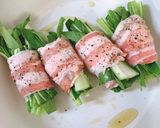 青梗菜の豚肉巻き#簡単#美肌#栄養#消費作り方5写真