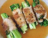 青梗菜の豚肉巻き#簡単#美肌#栄養#消費作り方6写真