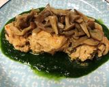 豆腐ステーキ♪春菊ソースで作り方9写真
