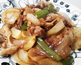 簡単！豚コマの甘辛野菜炒め作り方4写真