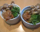 しめじ梅干しそ丼作り方2写真