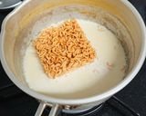 プルダックソースでピリ辛豆乳ラーメン作り方1写真
