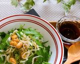 水菜とじゃこのサラダ★ポン酢ドレッシング作り方5写真