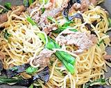 パワーアップ！牛肉とニラの中華風焼きそば作り方6写真