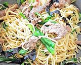 パワーアップ！牛肉とニラの中華風焼きそば作り方6写真
