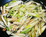 10分で簡単ネギとアンチョビの和風パスタ作り方4写真