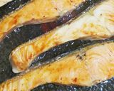 塩鮭のみりん照り焼き＊しあわせバター風味作り方2写真