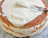ブルベリポーネ❧デコレーションケーキ作り方20写真