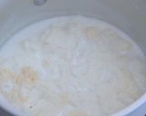 【離乳食中期】ミルクパンがゆいちご味作り方2写真