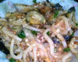 ひき肉とキャベツで！焼きうどんバター醤油作り方6写真