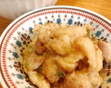簡単さっぱり☆鶏もも肉のおろし炒め作り方4写真