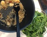 春菊の香味シラスサラダ作り方2写真