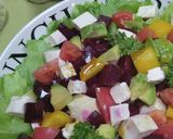 アボカド・ビーツ・豆腐の和風サラダ作り方4写真