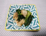 簡単♫豚バラ肉と小松菜の中華炒め作り方5写真