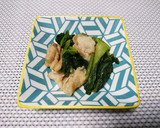 簡単♫豚バラ肉と小松菜の中華炒め作り方5写真
