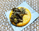 サバ缶とキノコとアボカドの和風パスタ作り方6写真