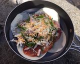 山でもパーティー簡単餃子ピザ作り方4写真